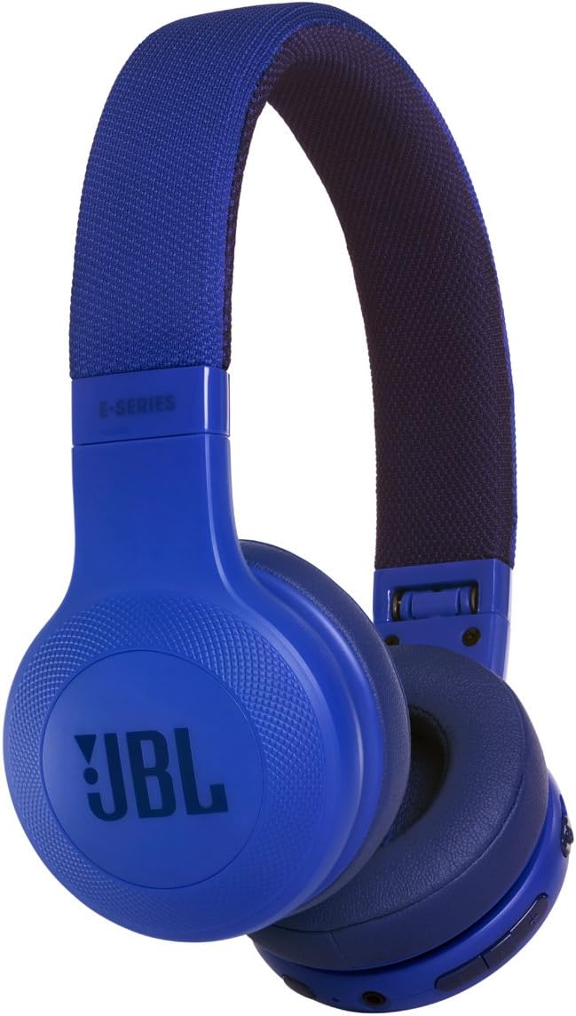 JBL E45BT On-Ear Wireless Headphones (Blue)