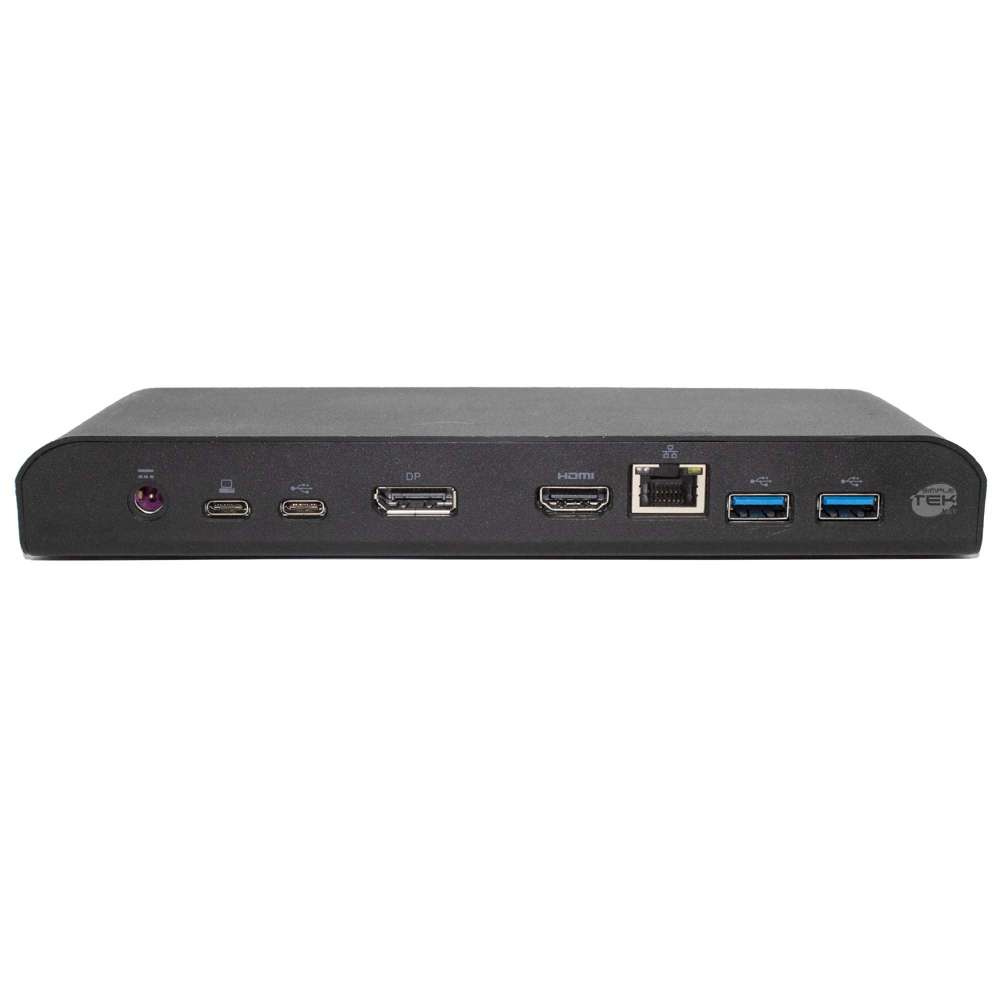 SIMPLETEK - Docking Station USB-C compatibile con MacBook 13" 14" M2 M3 2022 2024 compatibile con Dell XPS 14 Optilex compatibile con Acer Swift 3 (Ricondizionato)