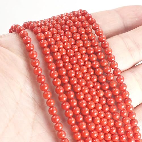 Miniatura 136 de Cuentas redondas naturales semipreciosas de piedra suelta para hacer joyas, brazaletes, collares Ojo de tigre rojo,Piedra de Yaxaita,Azul