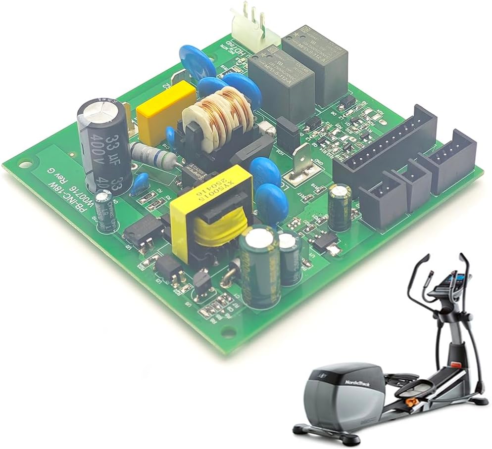 Power Supply Control Board 316981 or 300493 or PB-INC-18W Works with Nordic-Track/Proform/Epic/Free Motion/Health-Rider/Image/Ree bok Exercise Bike or ellipticals