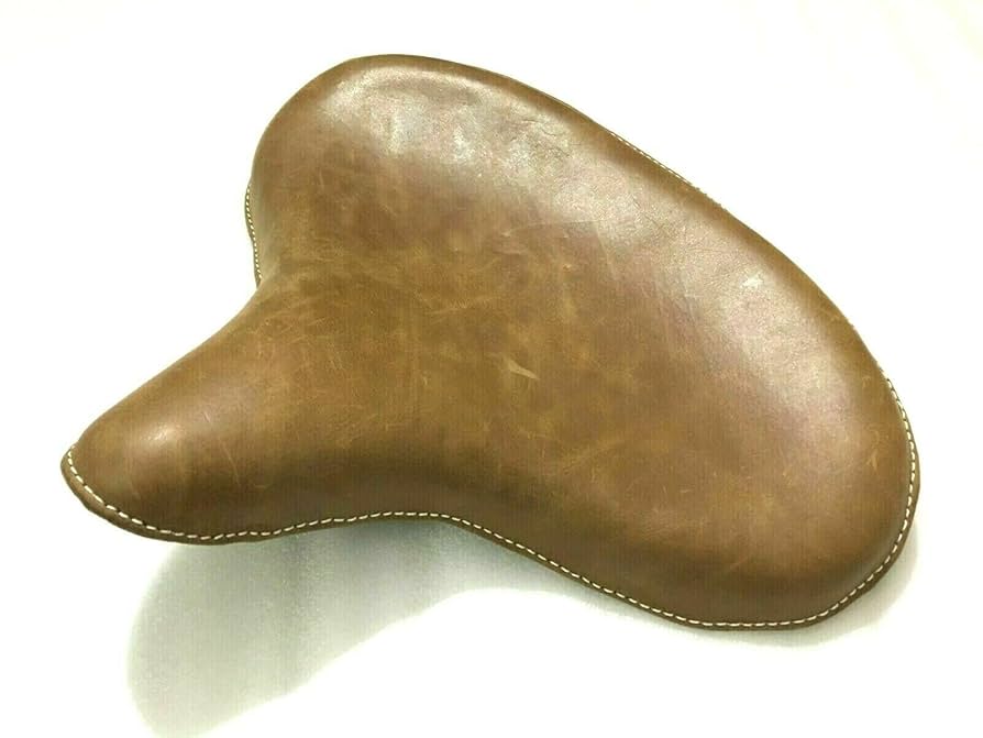 Amazon | AEspares レザーソロシートフラットヘッド Harley Wla