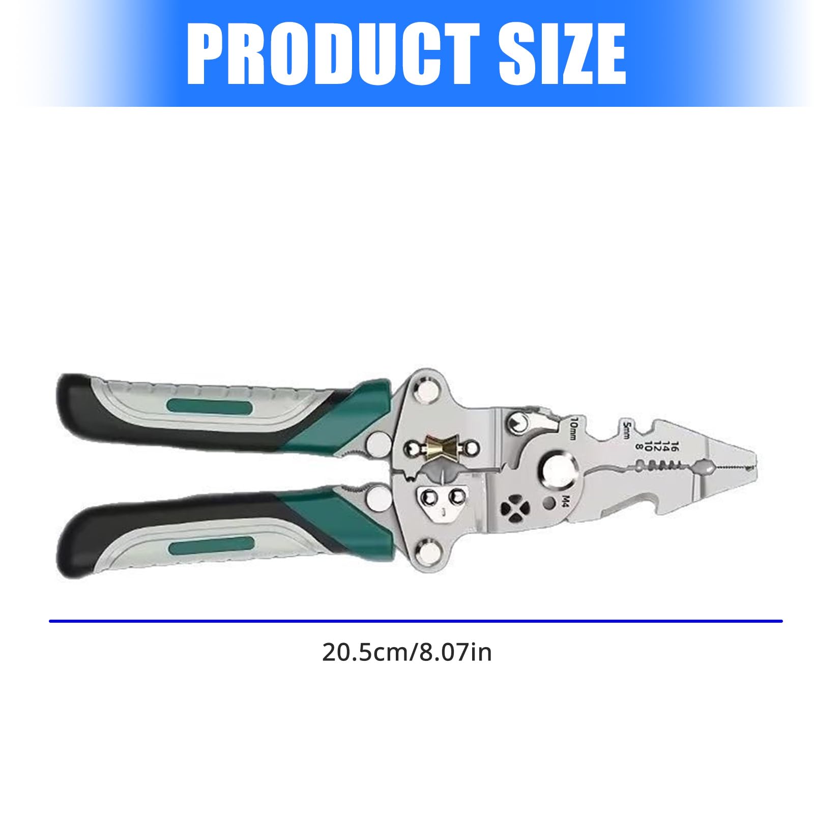 Coupe-câble multiusage pliable avec verrou ergonomique et de sécurité pour une utilisation professionnelle ou professionnelle