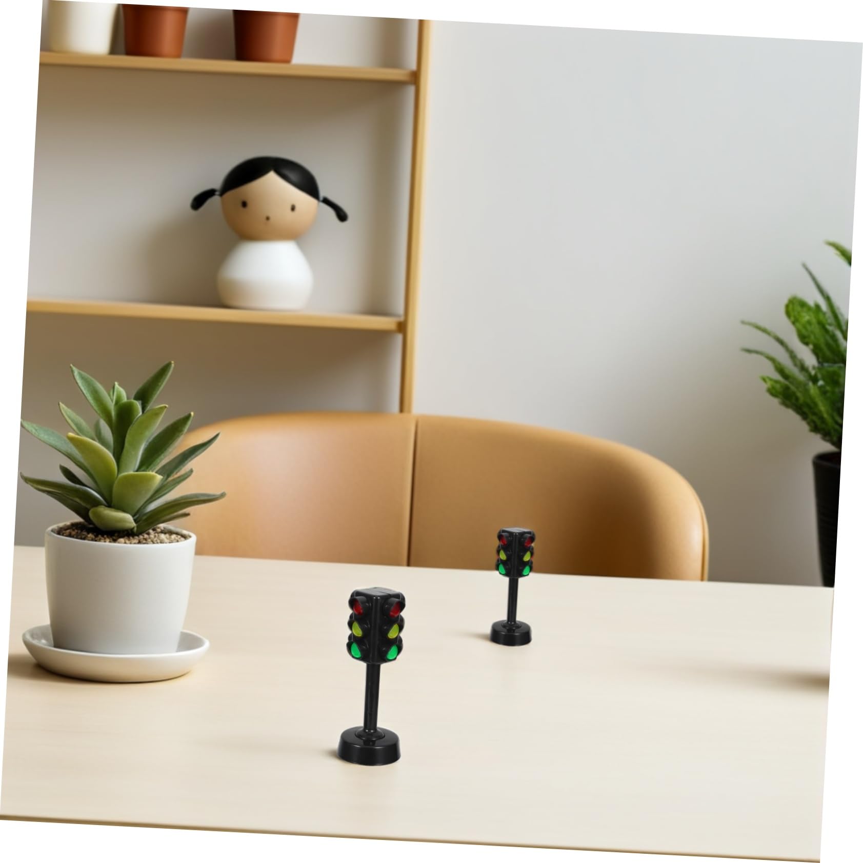 Juguete de Semáforo para Niños Diseño Realista en Abs, Luces Pequeñas Educativas Ideales para Aprendizaje y Juego en Interiores