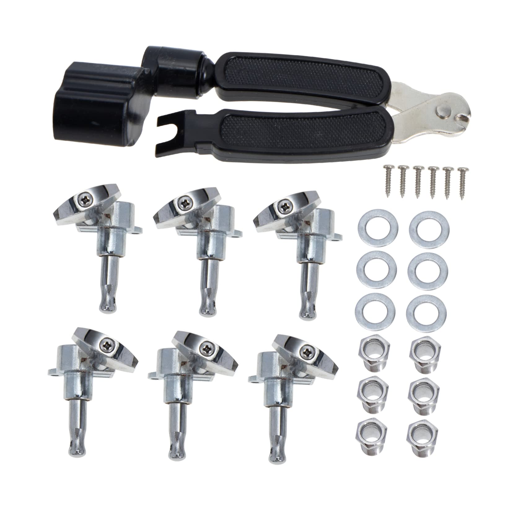 SUPVOX Ukulele Supply Guitar Knob Set String Winder Diy Tool for Stringed Instruments Compact Functional