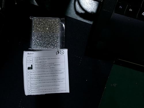 Miniatura 8 de Mabor - 400 botones de estrella para manualidades, cuentas espaciadoras en forma de estrella de 0.236 pulgadas (0.236 in), cuentas sueltas con