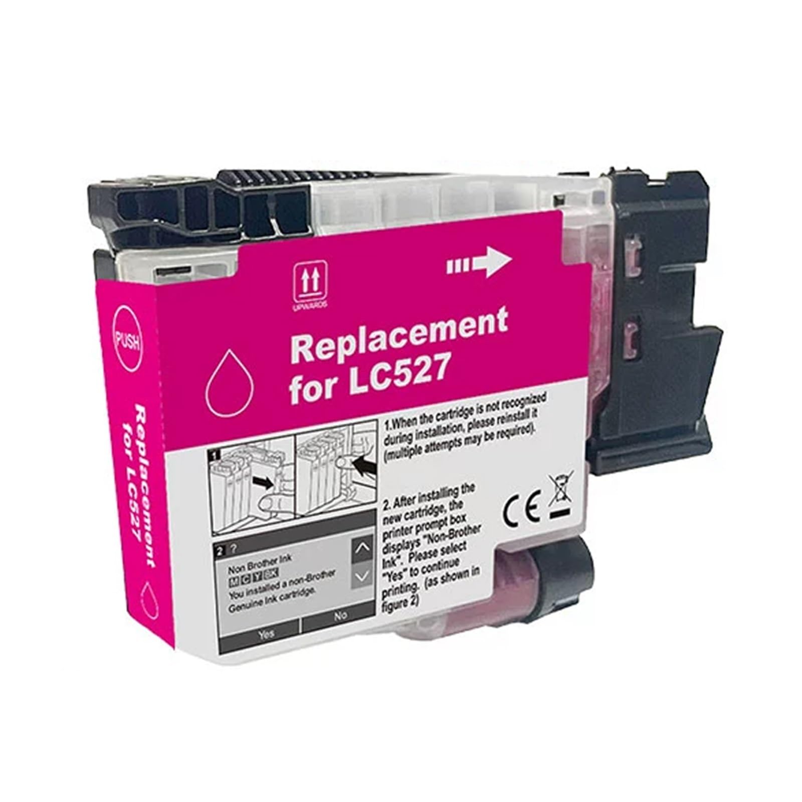 Cartucho de Tinta LC-527 Compatible con Brother MFC-J4550DW