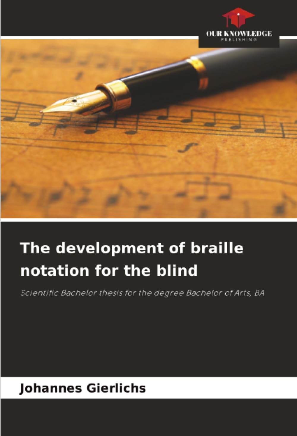 Thèse sur le braille pour aveugles : support d'étude Bachelor of Arts