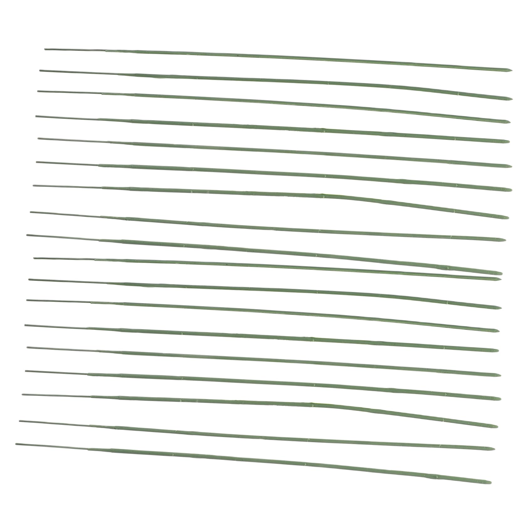 IWOWHERO Floral Stem Wire 25cm 100pcs Set Perfect for DIY Bouquets Craft Projects and Floral Arrangements