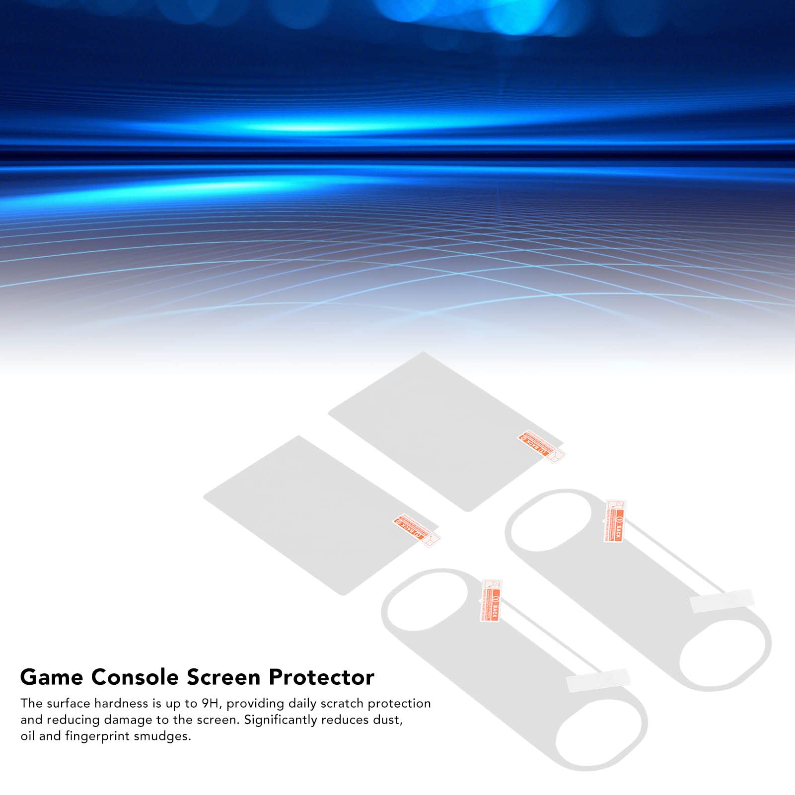 Película Protectora de Pantalla HD, Protector de Pantalla de Vidrio Transparente de Dureza 9H para PS Vita 2000, Película Protectora de Pantalla de Vidrio para Consola de Juegos Resistente Al Rayado