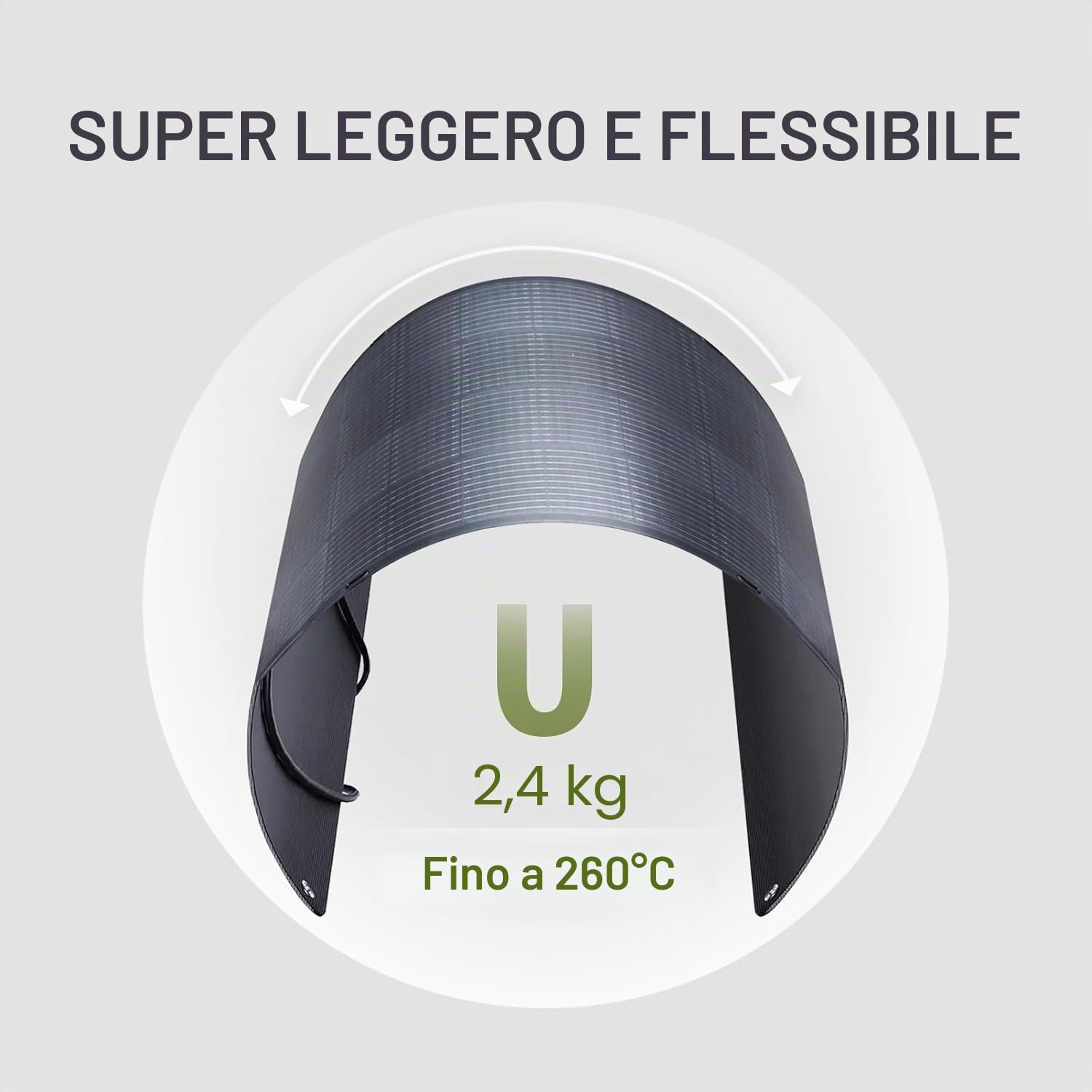 ALLPOWERS 1451Wh 2400W Centrale Elettrica Portatile S2000Pro e 2* 100W Pannello Solare Flessibile, 2700W AC+DC Power Station con 4 Uscite AC, Generatore Solare MPPT UPS per RV Campeggio Casa Emergenza