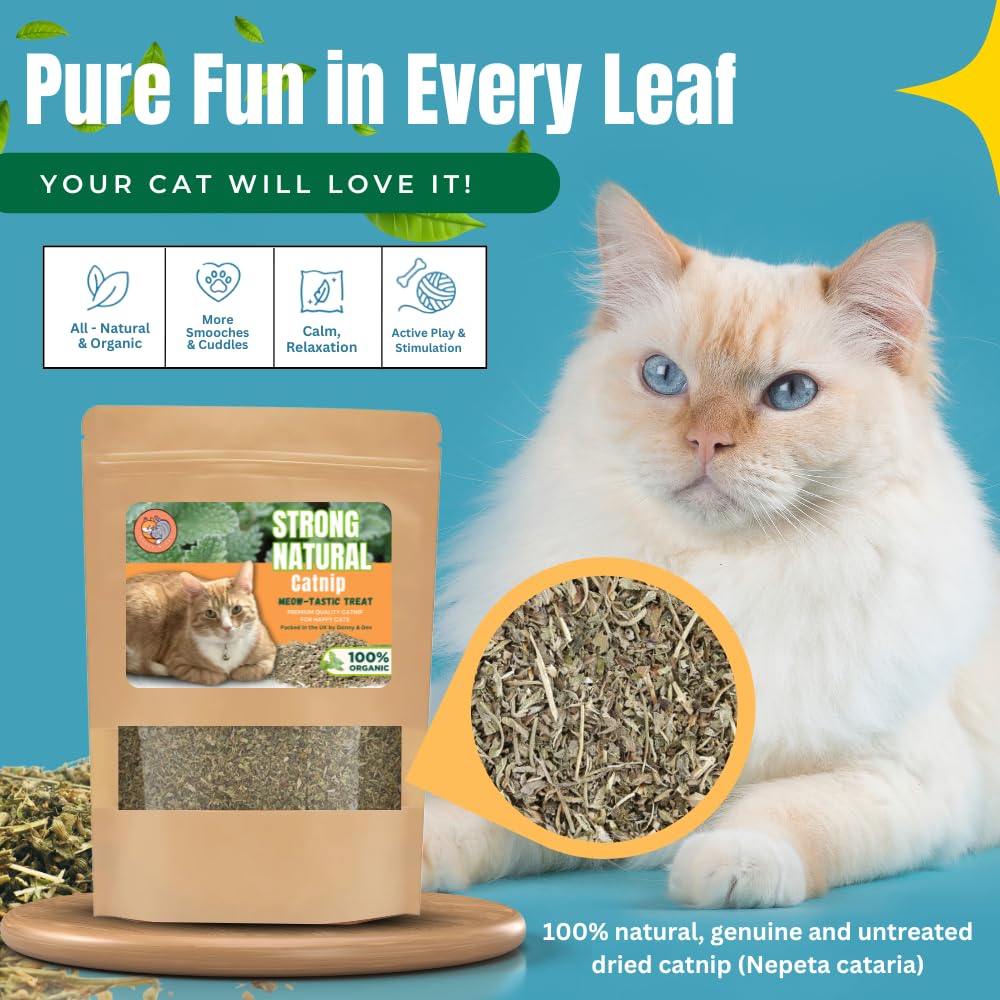 Donny & Dev Dried Catnip 40g - Image 4