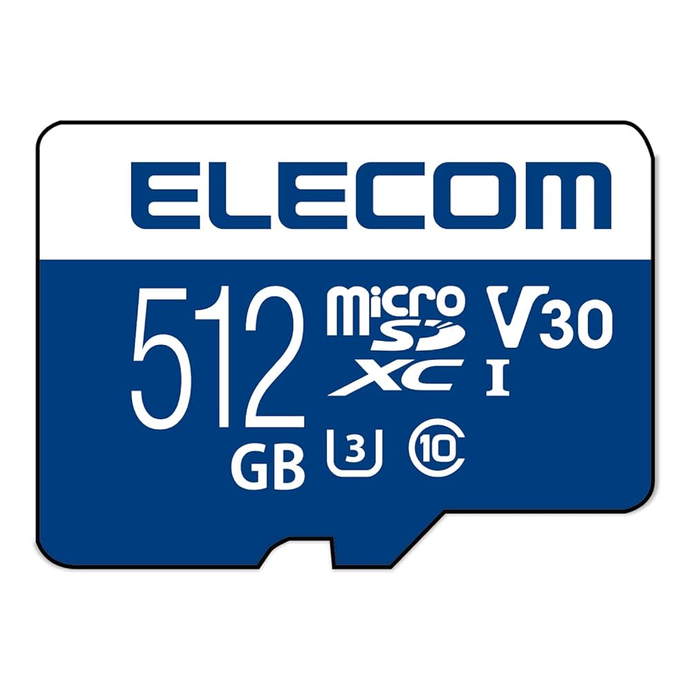 ■エレコム(ELECOM)　MF-FS512GU13V3R [512GB] エレコム SDXCカード／データ復旧サービス付／UHS－I