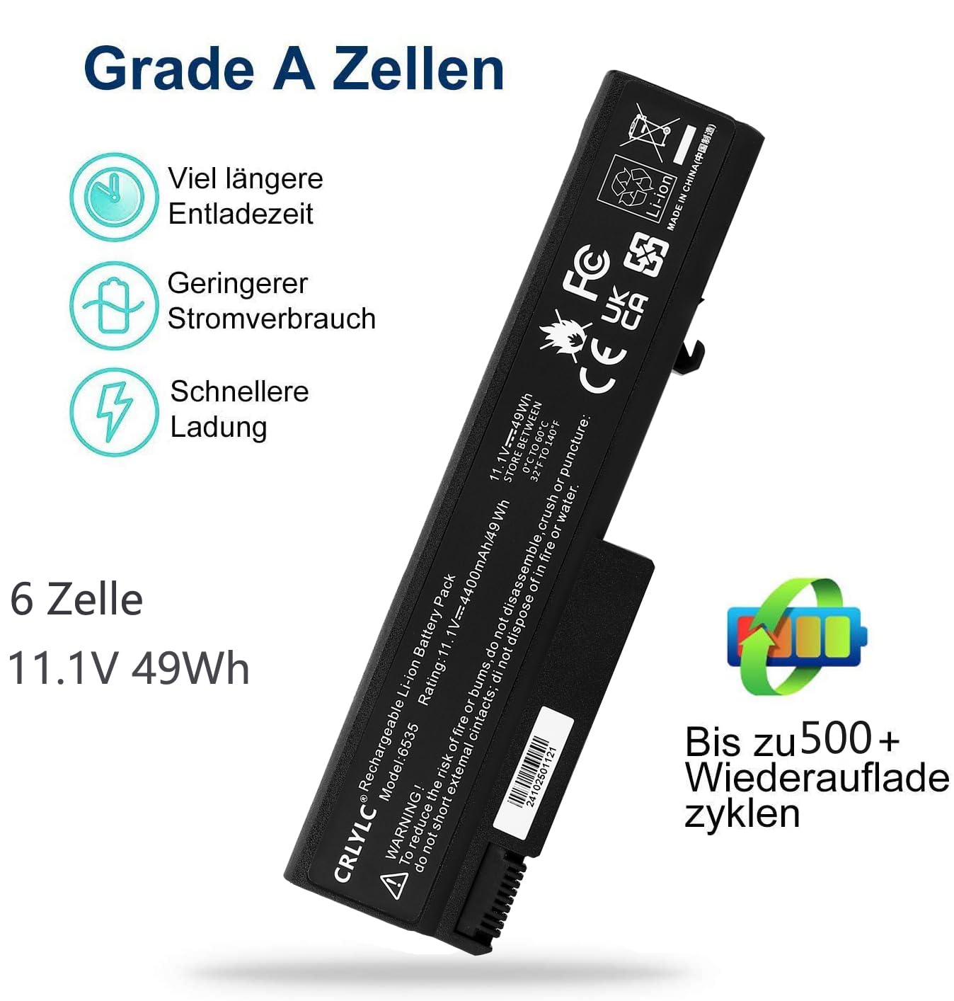 TD06 TD09 HSTNN-UB68 HSTNN-UB69 Batería de para HP EliteBook 6930p 8440p 8440w HP ProBook 6450b 6455b 6540b 6545b 6550b 6555b HP Compaq 6530b 6730b 6735b HSTNN-UB69 HSTNN-IB68 IB69 Battery