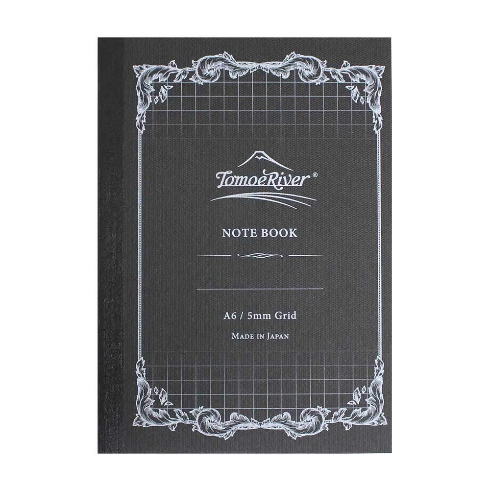 Tomoe RiverFP Notebook, 4.13" x 5.83", 160 pages (80-Sheet), 5mm-Squared, White (TMR-A6NB-5HW)