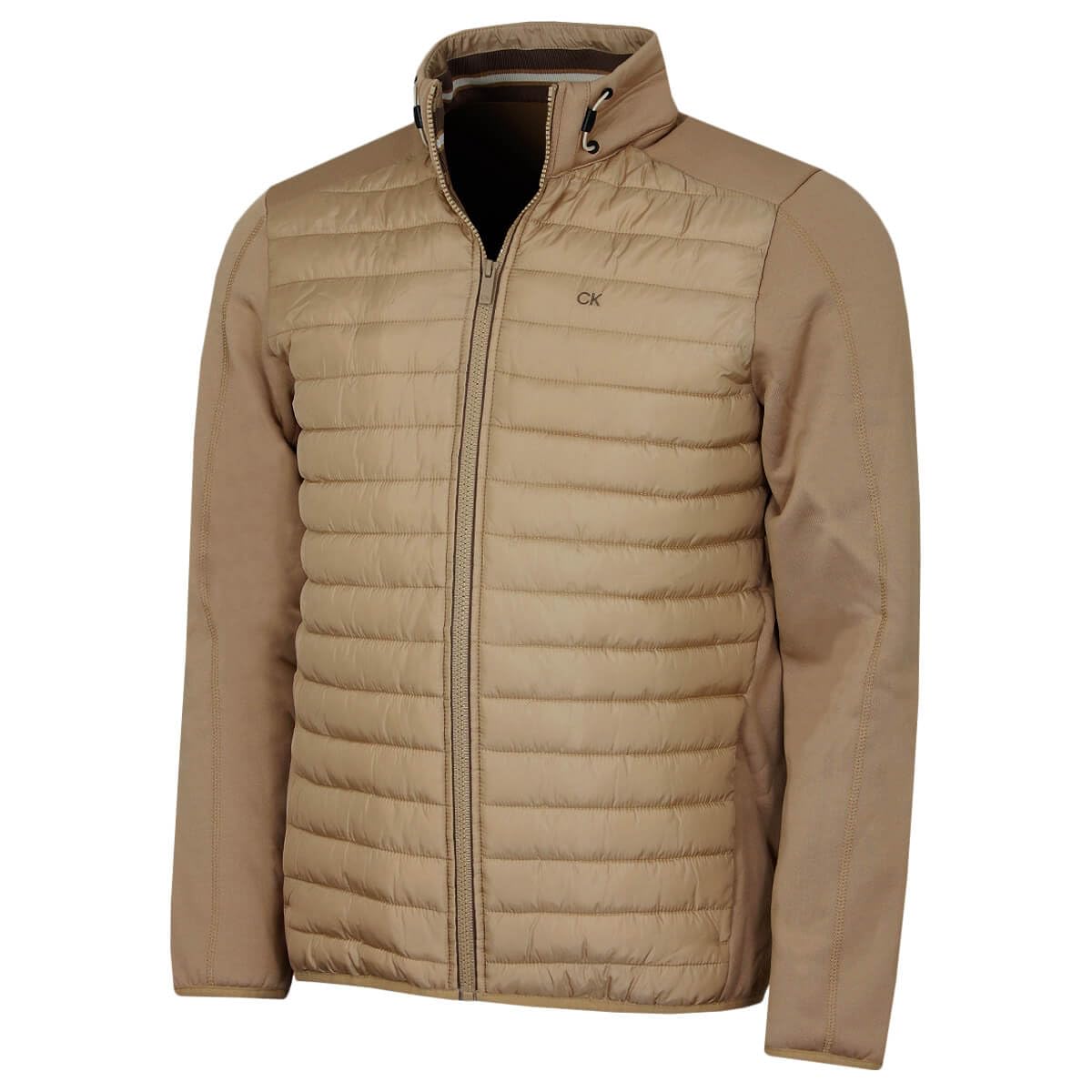 Calvin Klein Mens CK Hybrid Insulate Jacket - Tan - XXXL