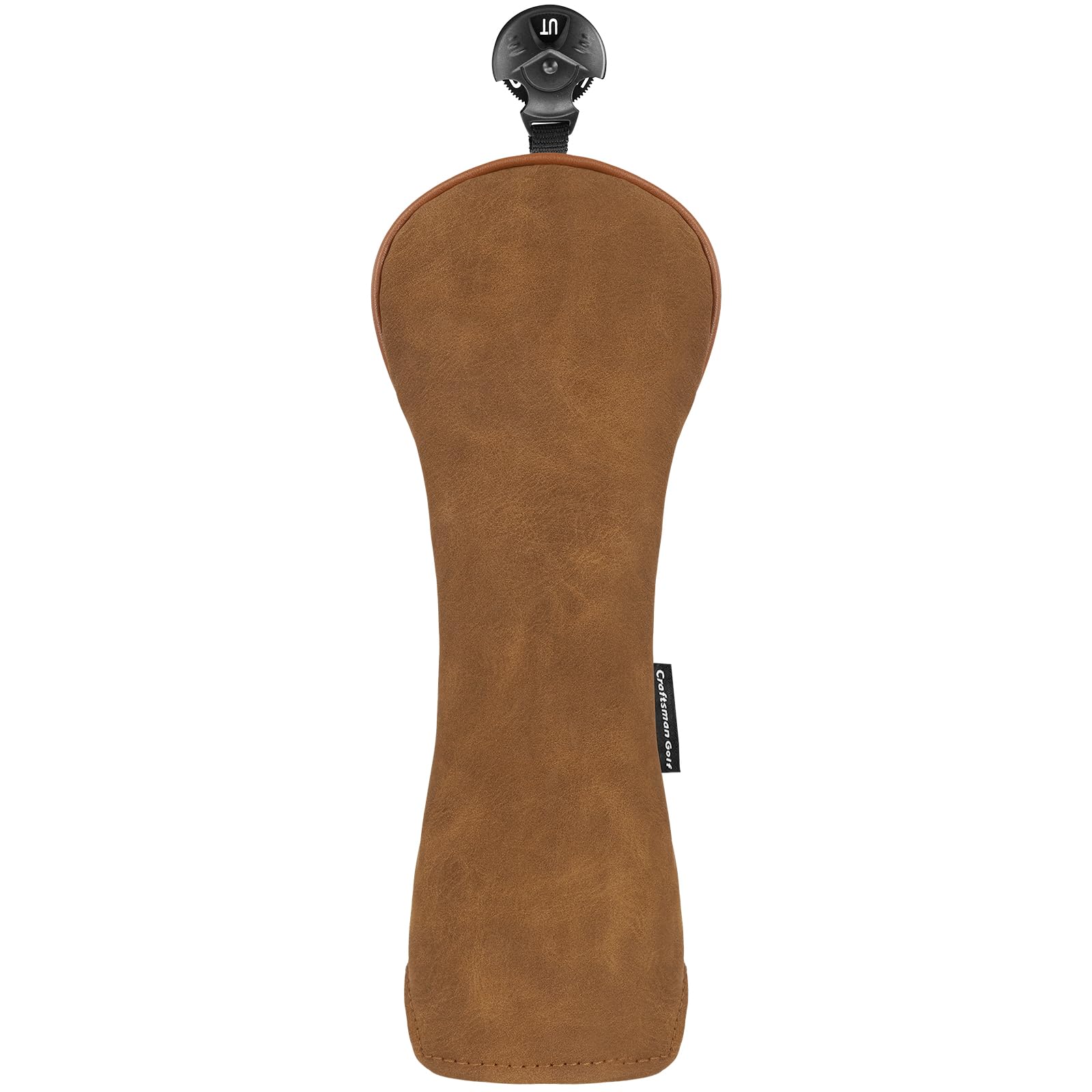 Craftsman Golf Rustic Vintage Brown Matte Soft Golf Headcover Head Cover Protector for Hybrids Rescue