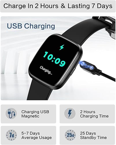 Miniatura 5 de Relojes inteligentes para hombresmujeres, llamada Bluetooth de 1.75 pulgadas, reloj inteligente de voz AI, monitor de frecuencia cardíaca 247,