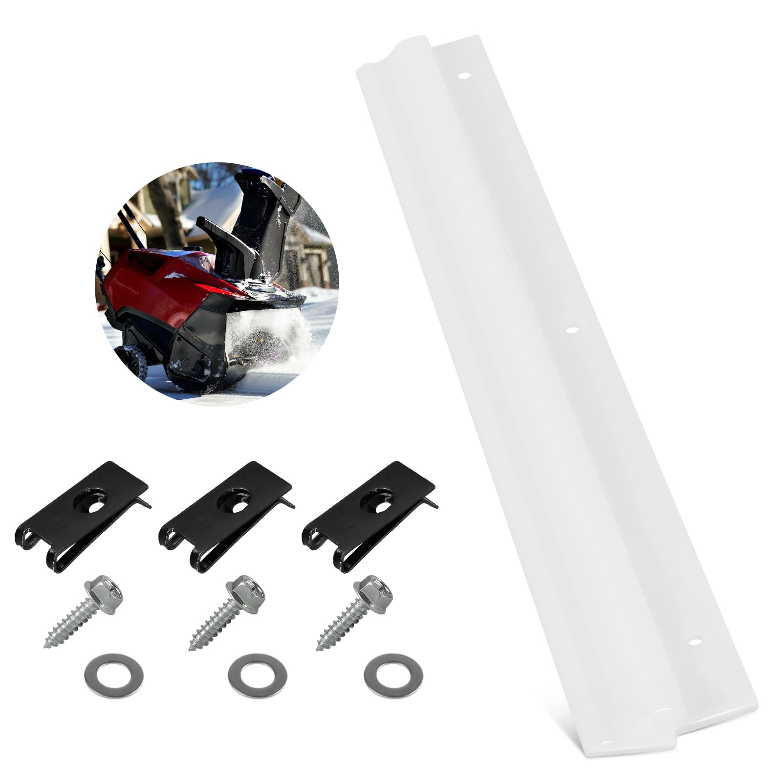 doufuhua Snowblower Scraper Blade Replacement for Toro Snowblower Scraper Blade Kit 38267, Snow Blower Scraper Blade Replacement Parts Fit for 18 Inch Toro Clear 518 ZE Single Stage Snow Blower