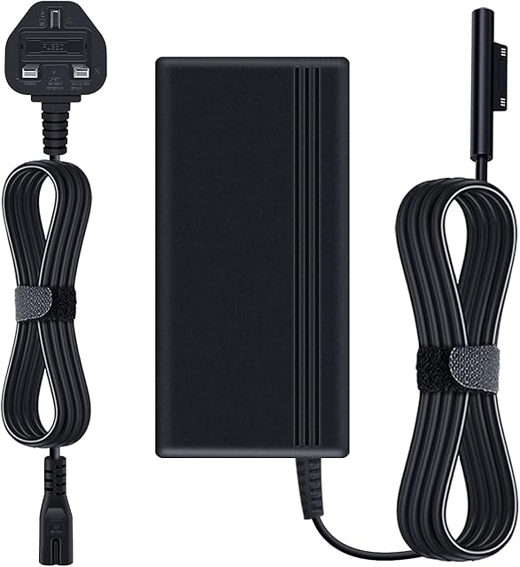 Surface Pro Charger, BOLWEO 15V 2.58A Charger Adapter Power Supply Compatible with Microsoft Surface Pro 3 Pro 4 Pro 5 Pro 6/7/8 Surface Go Tablet Laptop Charger [Upgrated]