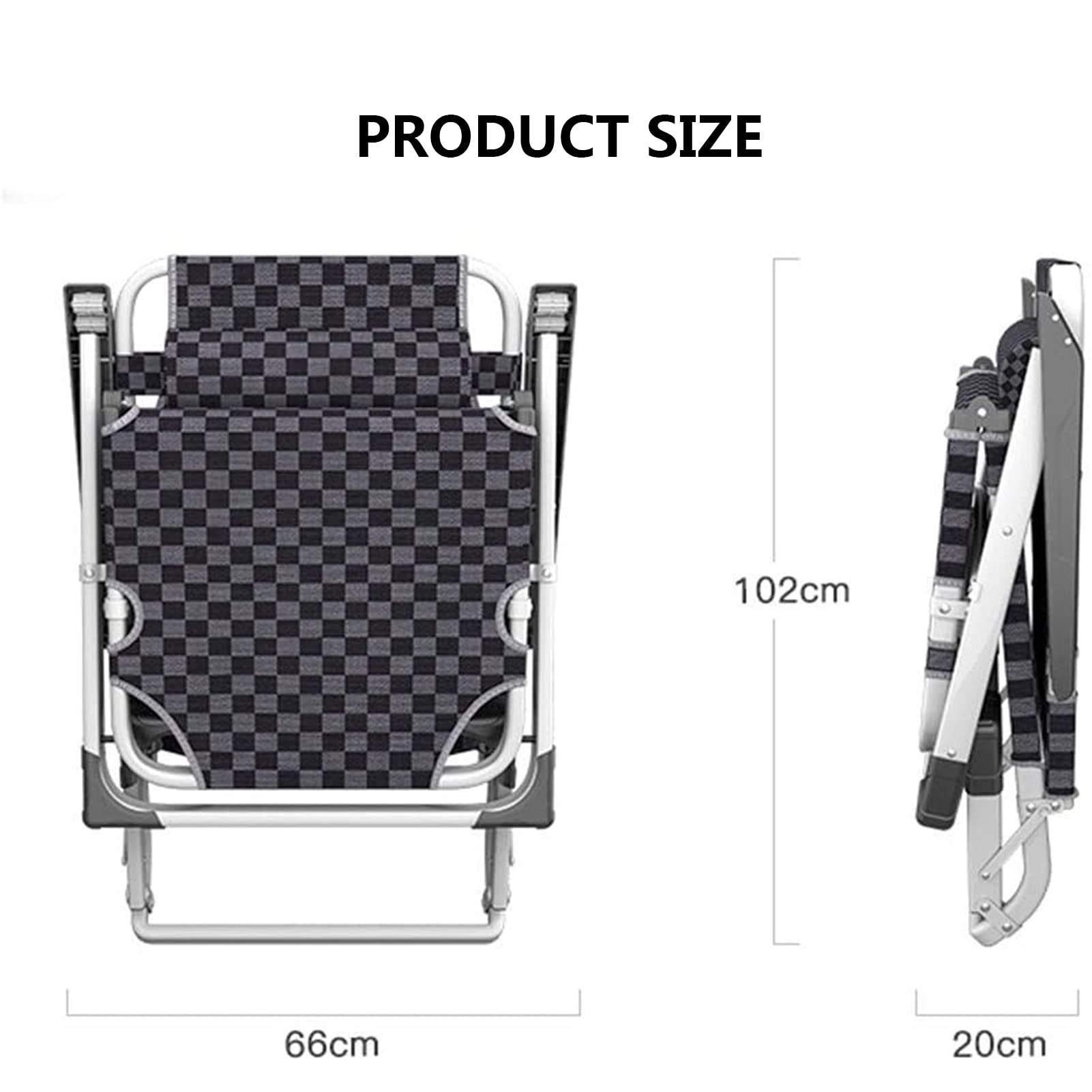 Silla Tumbona Plegable, Silla Gravedad Cero Sillón De Playa, Silla Tumbona Plegable Reclinable, Hamaca para Exterior Camping