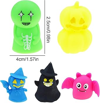 Amazon.co.jp: ゴム製指人形,指人形のおもちゃ | 不気味なキャラクター