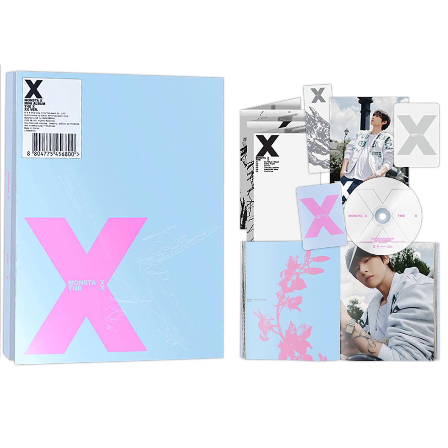 MINI ALBUM [THE X] (XX Ver.) Out Cover + Photo Book + Lyric Paper