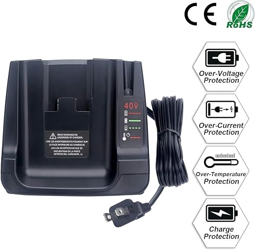 Miniatura 7 de Cargador rápido de 40 V MAX para Black+Decker LCS36 LCS40, compatible con Black & Decker 36V 40V Max Batería de iones de litio LBXR36 LBX36 LBXR2036