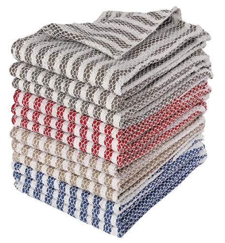Bliss Casa Dish Cloth Scrubber (12 Pack) Kitchen Cloth Scrubber for Cleaning Multipurpose Cleaning Cloths