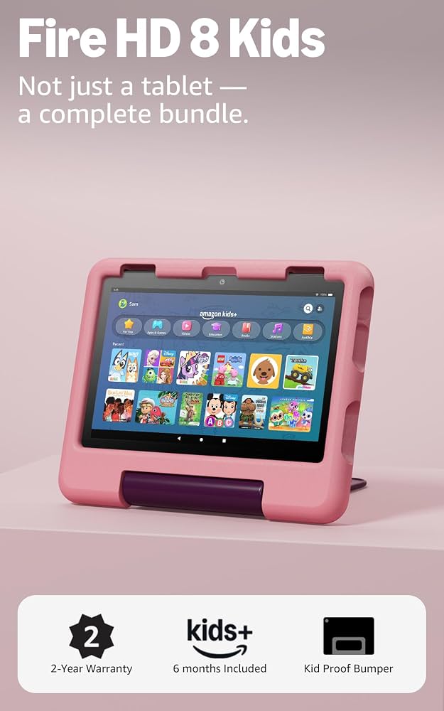 Amazon.com: Amazon Fire HD 8 Kids tablet (newest model), ages 3-7