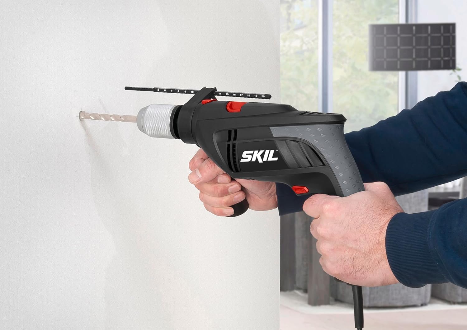 SKIL 6398 AA F0156398AA - Trapano avvitatore a percussione (1000 W, funzione di scorrimento sinistro, 13 mm)