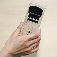Vista 2 de KAKURI KANNA - Plano de mano japonés de 1.654 in para carpintería, mini cepilladora de mano para biselado y alisado de madera, 5.9 x 2.1 x 1.6