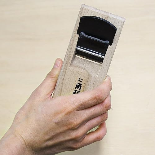 Miniatura 10 de KAKURI KANNA - Plano japonés de 1.969 in para carpintería, plano de alisado japonés manual para acabado de madera, 9.5 x 2.5 x 2.3 pulgadas, cuerpo