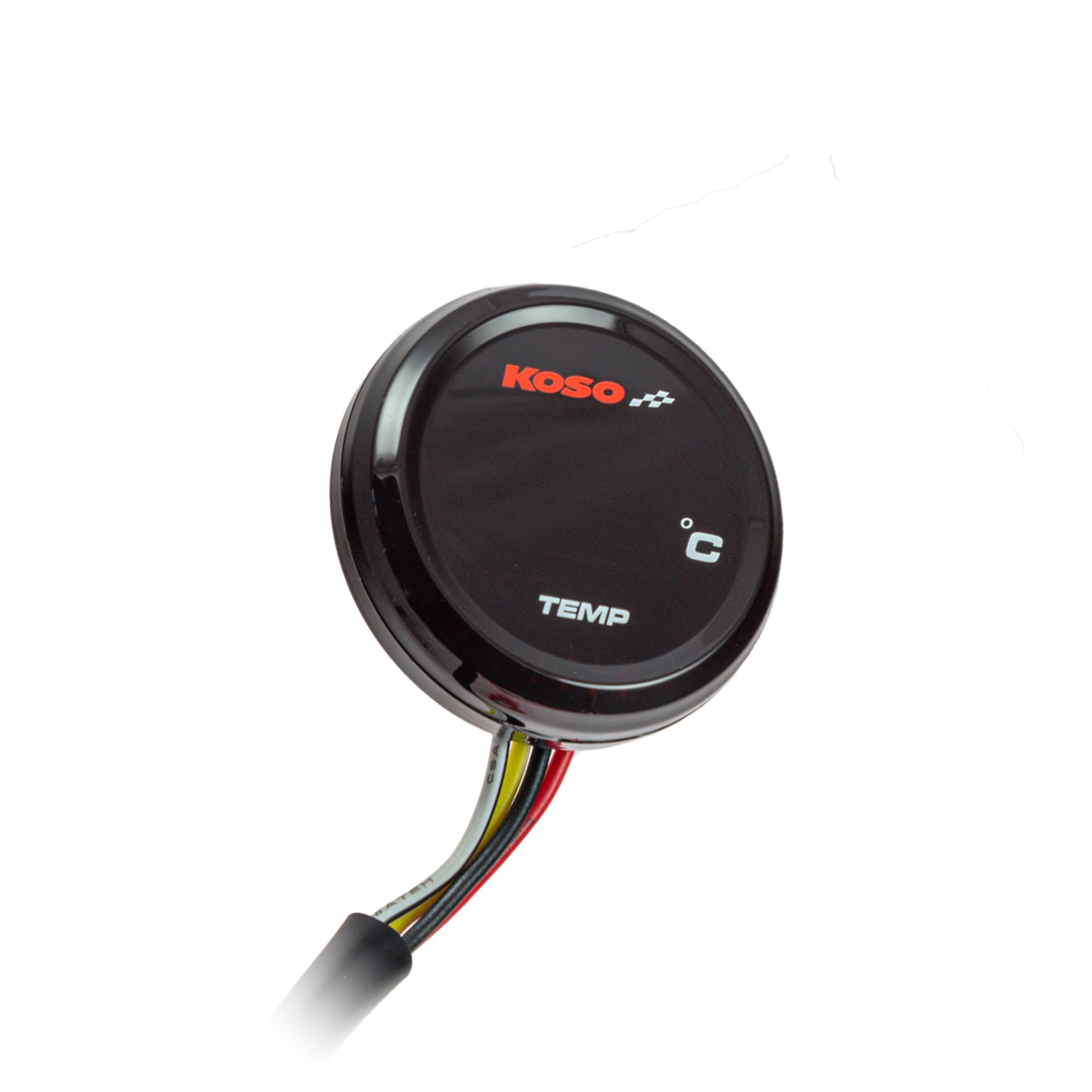 KOSO 10007187 Universal Motorrad Coin Thermometer Öl-Wasser-Temperatur Roller Quad