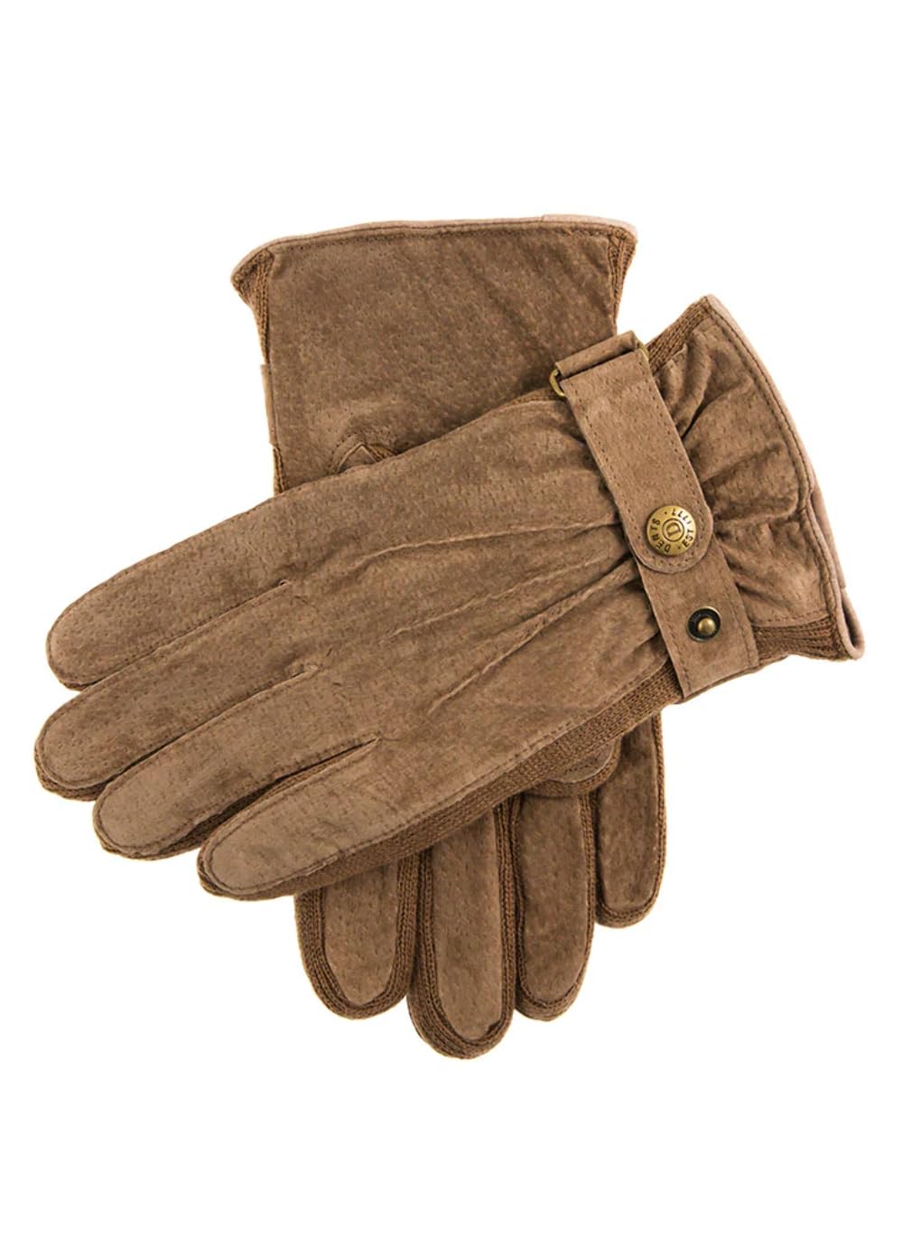 Dents Men's Oatmeal Chester Suede Walking Gloves Xl