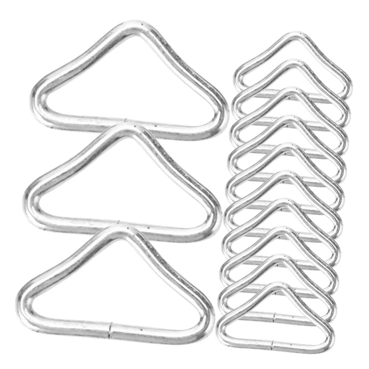 Milisten 36Pcs Replaceable Trampoline Buckles Craft Rings Durable Spring Hooks for Securing Trampoline Mats for High Wind Protection