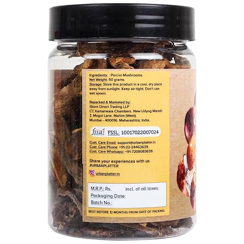 Miniatura 2 de Hongos porcini italianos secos (1.76 onzas) Funghi Porcini Secchi secado al sol totalmente natural