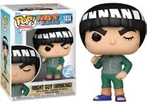 Miniatura 2 de Pop! Animación Naruto Shippuden Might Guy Winking Hot Topic Figura de vinilo exclusiva