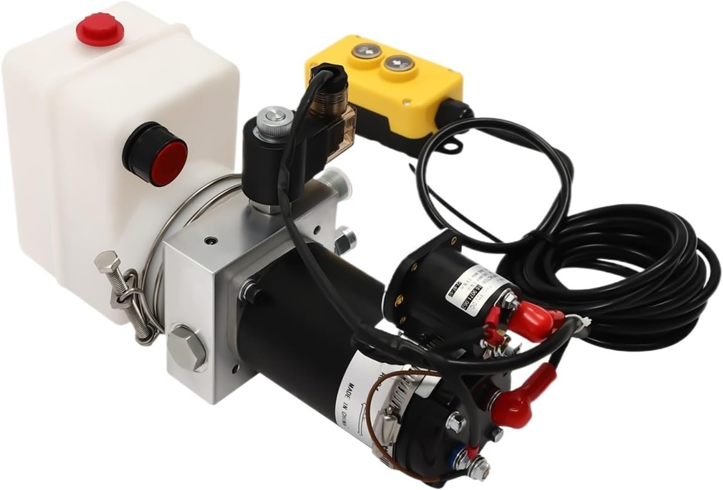 12V Hydraulic Pump Hydraulic Power Unit for Dump Truck Trailer Single Acting Pump 800W