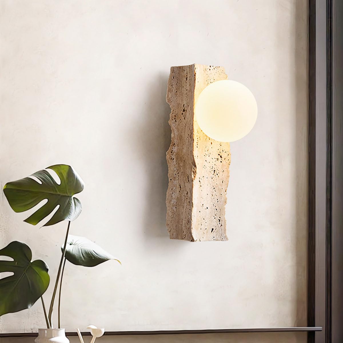 Générique Nowoczesna lampa ścienna do sypialni przedpokój salon długa japońska lampa ścienna żółta naturalna limonka do balkonu przejście nocne oświetlenie ścienne