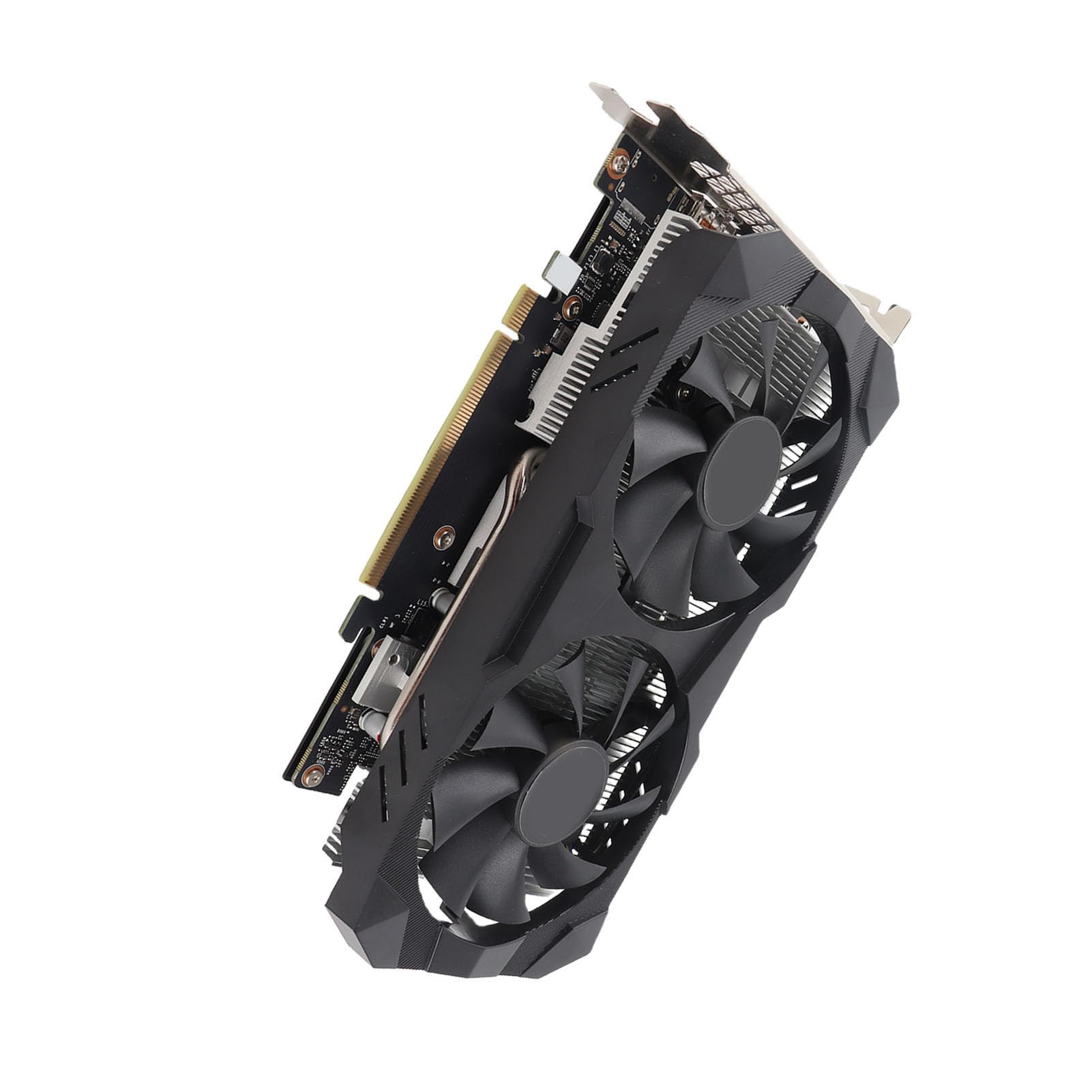 Jectse Karta Graficzna 6 GB GDDR6 192-bitowa Karta Graficzna do Gier z Podwójnymi Wentylatorami Chłodzącymi, Komputera Stancjonarnego do Gier 1080p 2K AAA