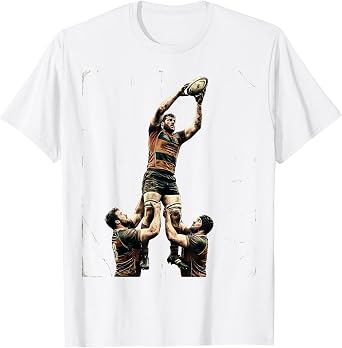 Rugby Lineout Lift Graphic Tee T-Shirt