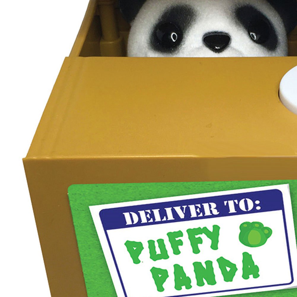 Amazon.com: Leading Edge Puffy Panda Animatronic Motorized Bank