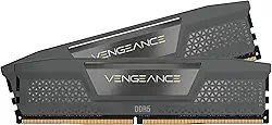 CORSAIR Memória de computador compatível Vengeance DDR5 RAM 32GB (2x16GB) 6200MHz CL32 Intel XMP iCUE - Preto (CMK32GX5M2X6200C32)