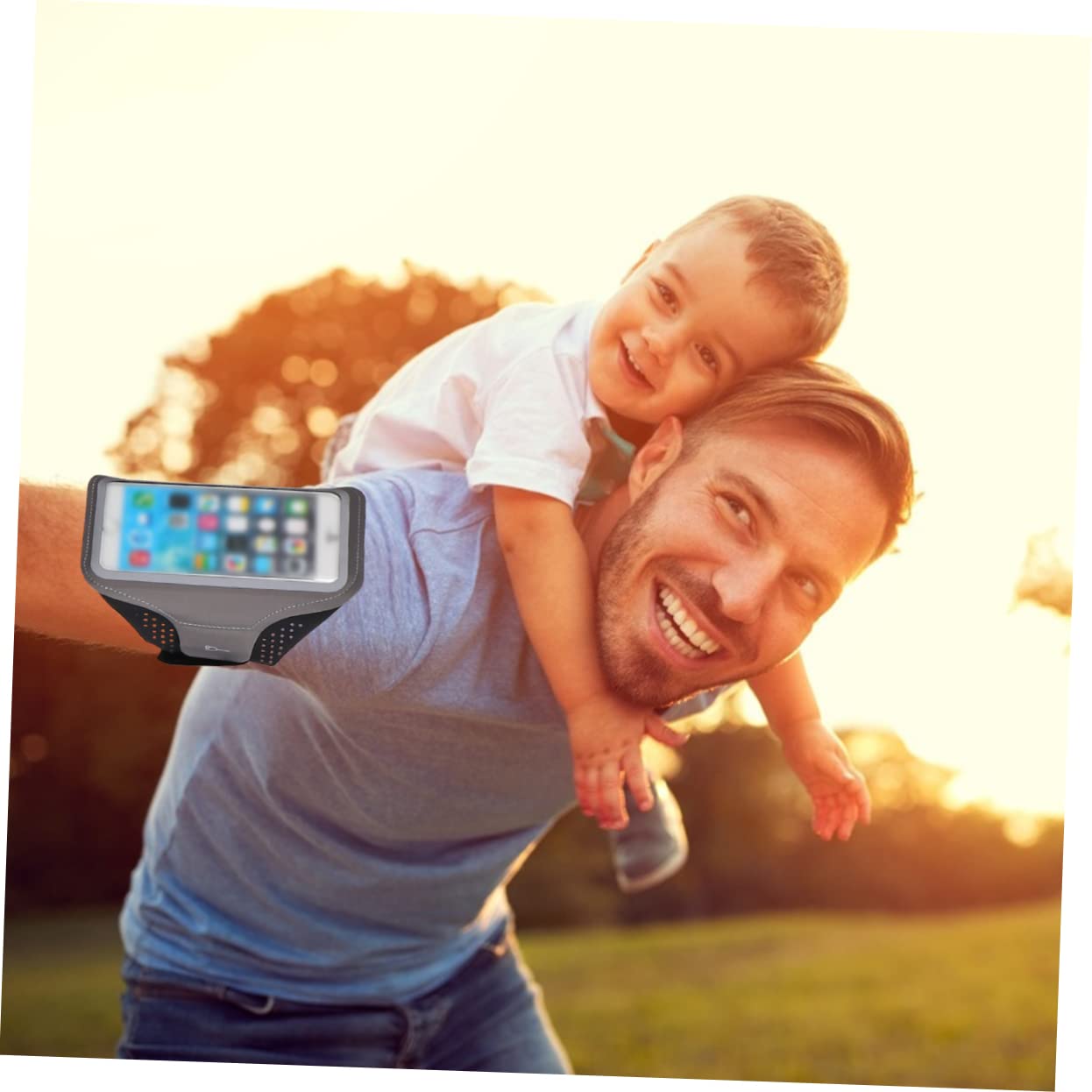 Uonlytech 3piezas Deportivo para Teléfono Móvil Soporte para Correr y Actividades Al Aire