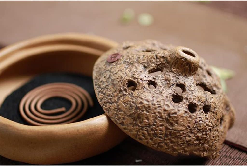 Incense Stick Holder Ceramic Incense, Purple Sand Incense Burner, Living Room Incense, Incense Seal Furnace, Small Incense Furnace, Ornaments, Agarwood Furnace Incense Holder for Sticks