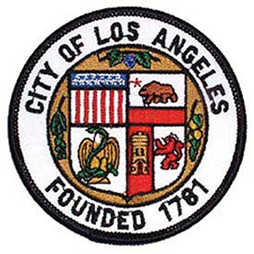 Patch Los Angeles 7,6 cm écusson thermocollant ville de Californie