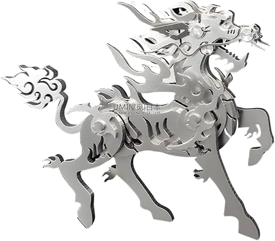 3D立体金属 麒麟 モデル 3D立体金属 麒麟 モデル