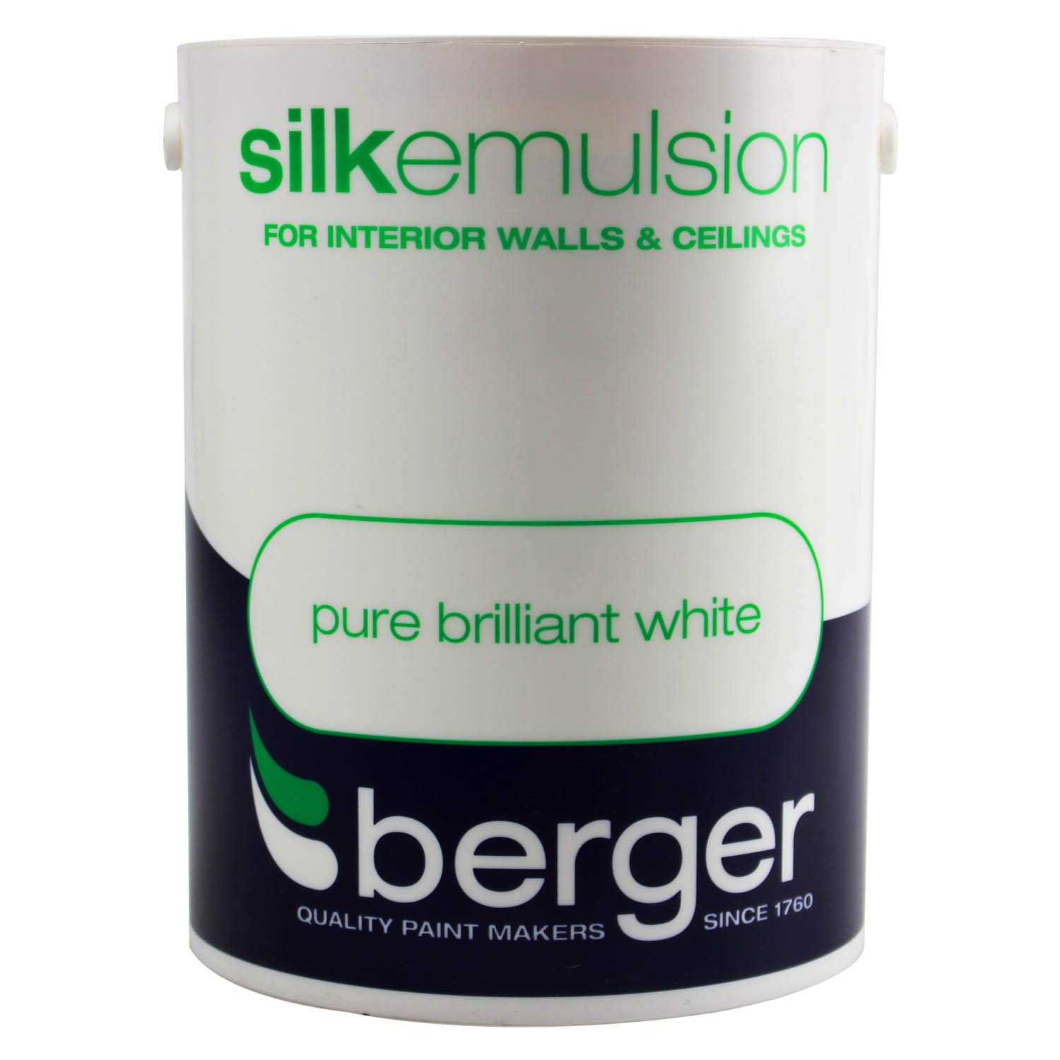 Berger Vinyl Silk - Pure Brilliant White White 5.0L