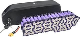 MyNeon bateria da E-bicicleta de 52V 13Ah 17.5Ah,jogo de conversão elétrico da bicicleta 52V,com luz indicadora LED, trava segura, carregador,para motor 250W-1000W,13Ah