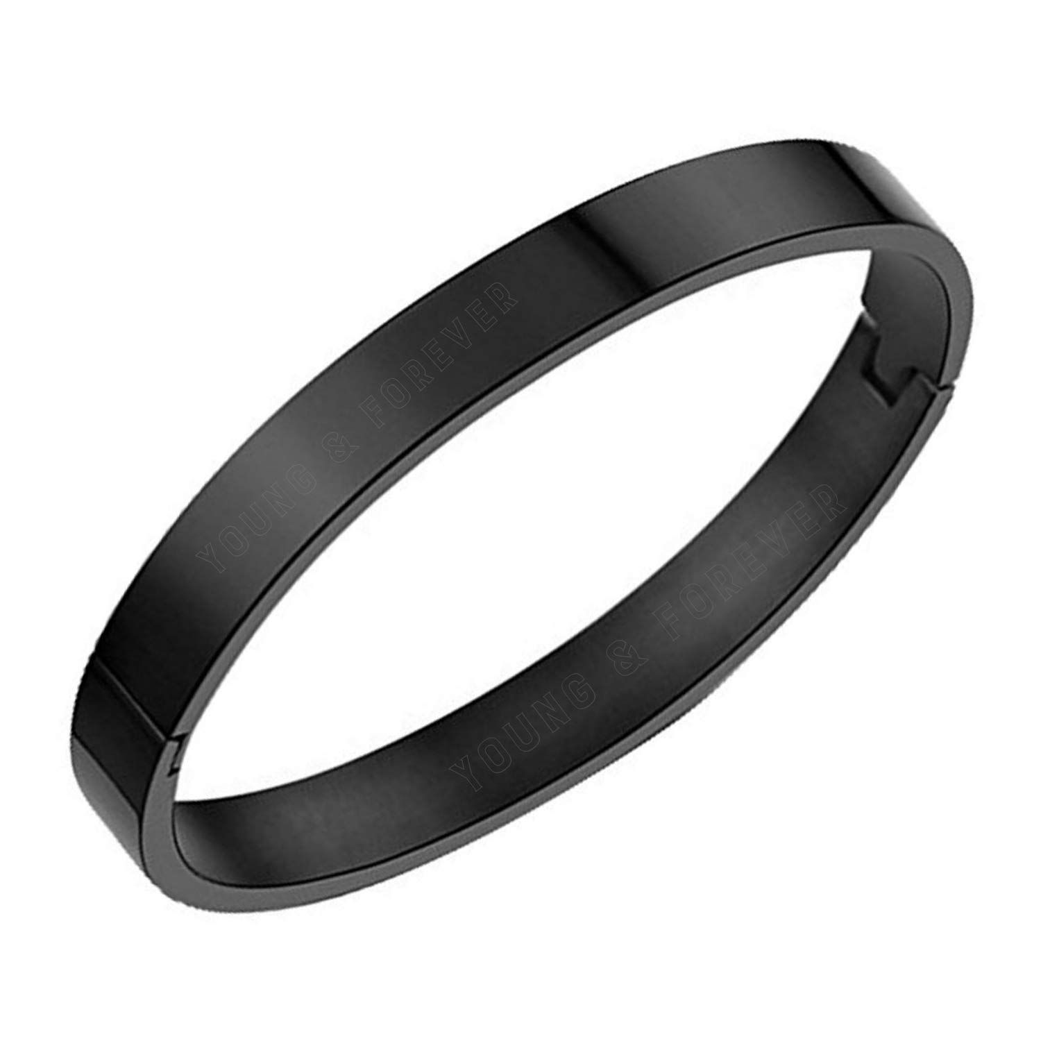 Young & Forever Gift Black Openable Free Size Stainless Steel Trandy Kadaa Bracelet For Men And Boys. (B08QS9V3XT) Amazon Price History, Amazon Price Tracker